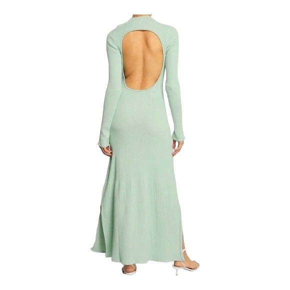 Areon Women's Mint Green Open-Back Lara Maxi Dress Size L - Picture 8 of 9
